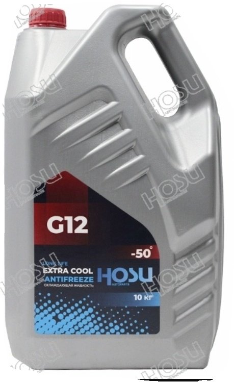 Антифриз HOSU Extra Cool красный (розовый) G-12 10 л