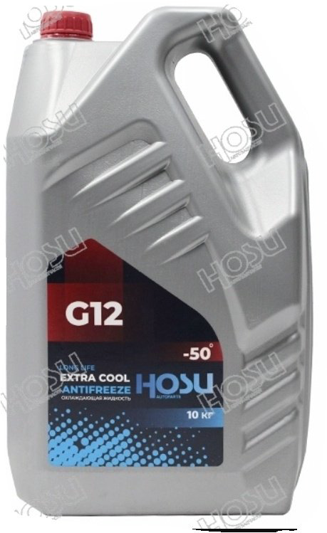 Антифриз HOSU Extra Cool красный (розовый) G-12 10 л купить,NaN