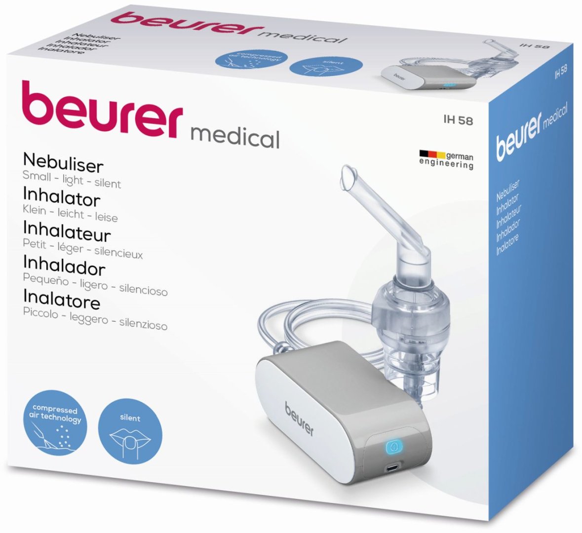 Beurer IH 58 компрессорный ингалятор для всех возрастов - ForteMarket Beurer IH 58 компрессорный ингалятор для всех возрастов купить,0
