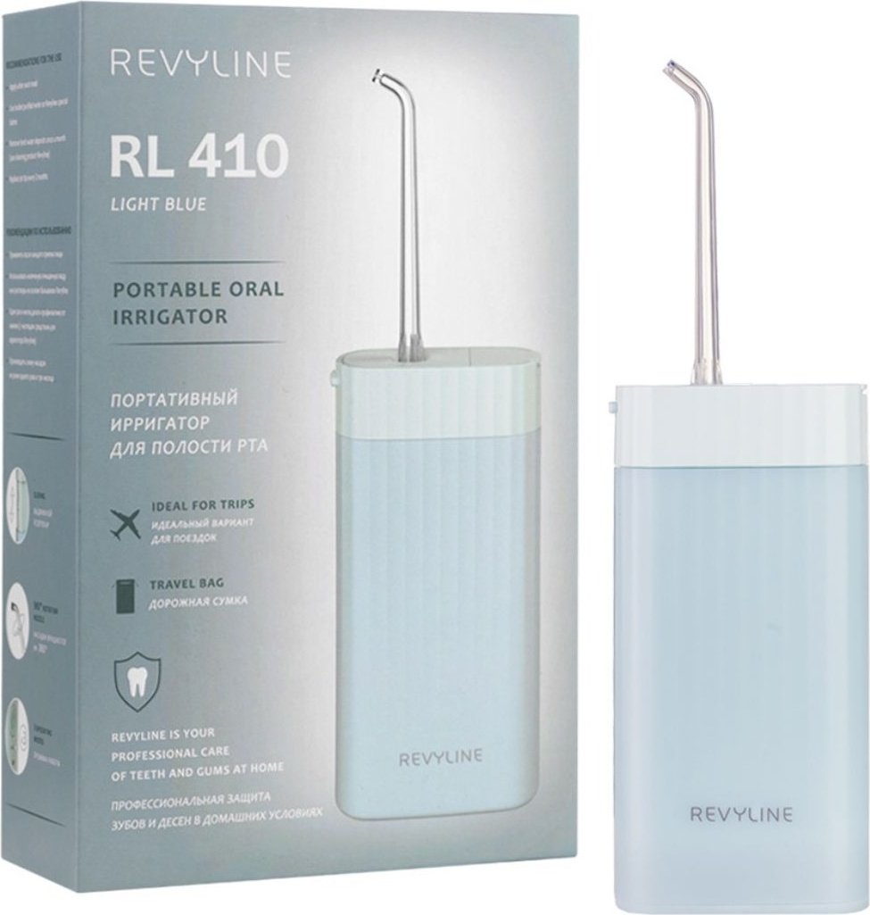 Revyline ирригатор RL 410 Light Blue импульсный емкость 140 мл