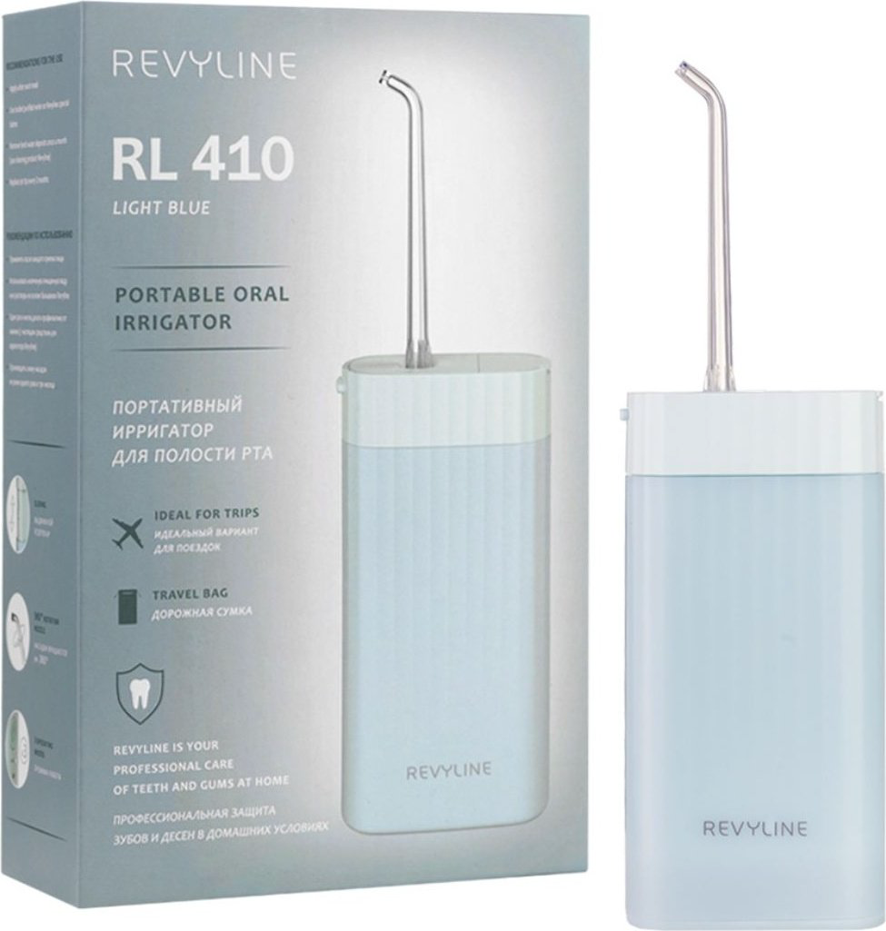 Revyline ирригатор RL 410 Light Blue импульсный емкость 140 мл купить,NaN