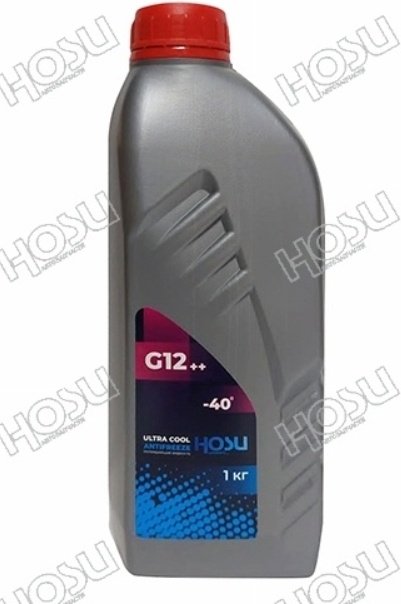Антифриз HOSU Ultra Cool красный (розовый) G-12&#43;&#43; 1 л