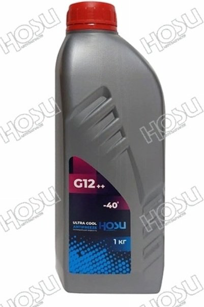 Антифриз HOSU Ultra Cool красный (розовый) G-12++ 1 л купить,NaN