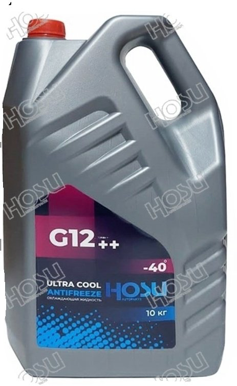 Антифриз HOSU Ultra Cool красный (розовый) G-12++ 10 л купить,NaN