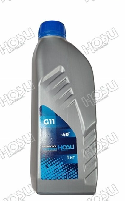 Антифриз HOSU Ultra Cool синий (голубой) G-11 1 л купить,NaN