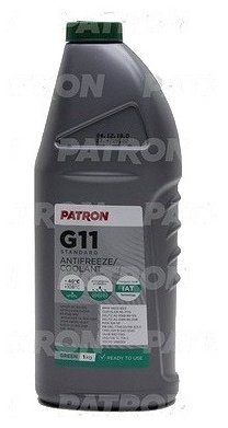 Антифриз PATRON Standard зеленый G-11 0.9 л