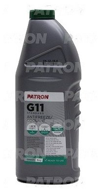 Антифриз PATRON Standard зеленый G-11 0.9 л купить,NaN