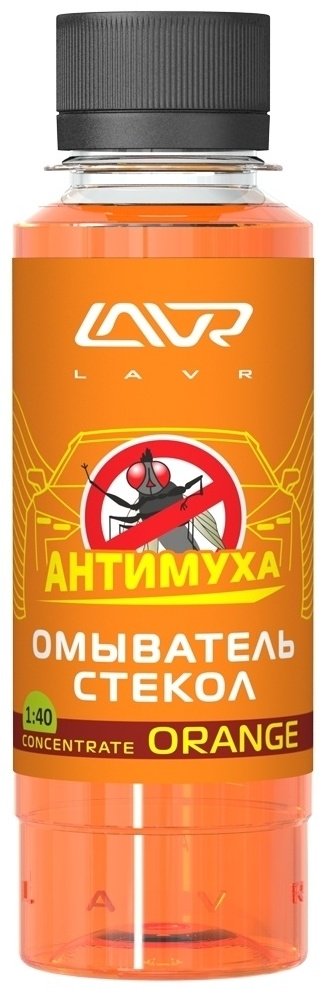 Жидкость для стеклоомывателя LAVR LN1215 Антимуха 0С 0.12 л