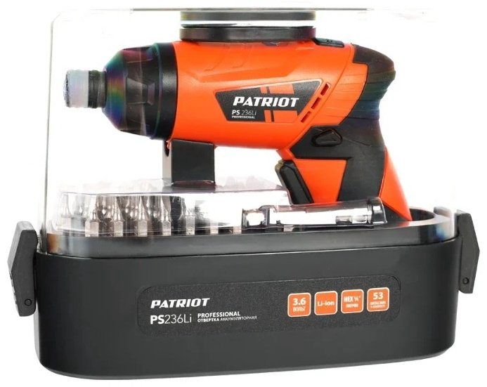 Аккумуляторная отвертка Patriot PS 236Li, 3.6 В купить,NaN