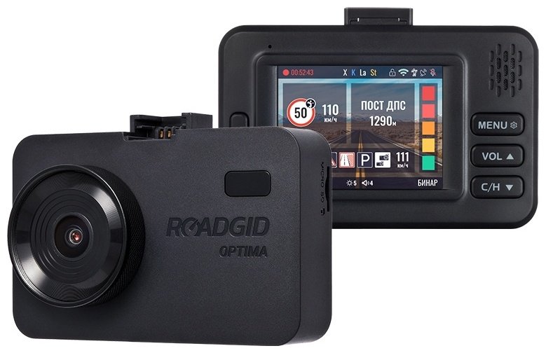 Видеорегистратор Roadgid Optima GT черный