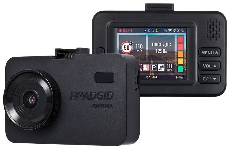 Видеорегистратор Roadgid Optima GT черный купить,NaN