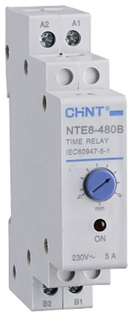 CHINT реле времени для распределительного щита NTE8 (258091) AC 230 В 5 А, кол-во фаз : 1