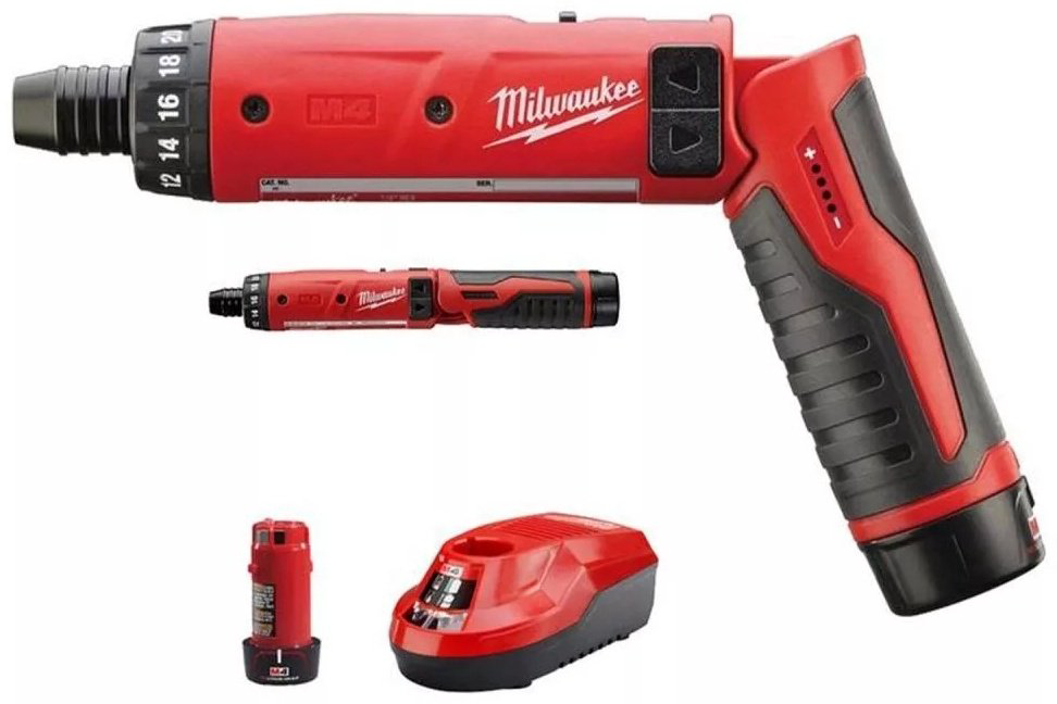 Аккумуляторная отвертка Milwaukee M4 D-202B 4933440475, купить,NaN