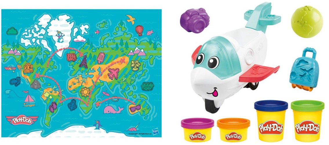 Hasbro Play- Doh Самолет F8804 масса для лепки количество цветов: 4 шт