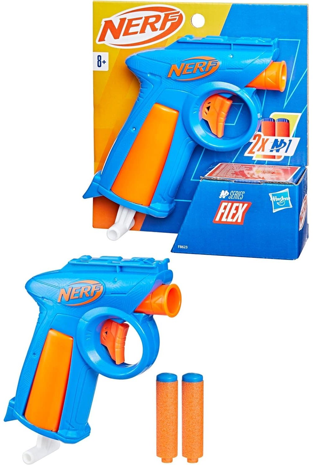 Бластеры Nerf Hasbro N Флекс F8623, пластик, EVA 2 шт