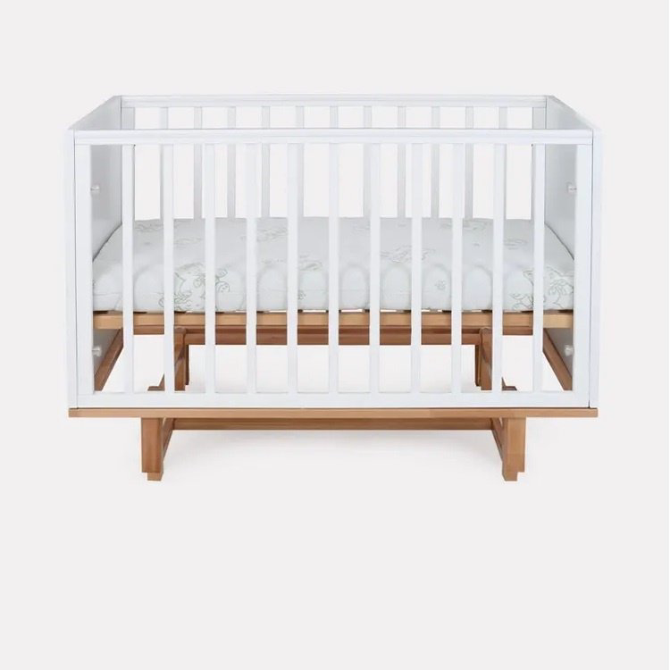 Кровать для новорожденных Rant Bamboo 120х60см бело-коричневый купить,NaN
