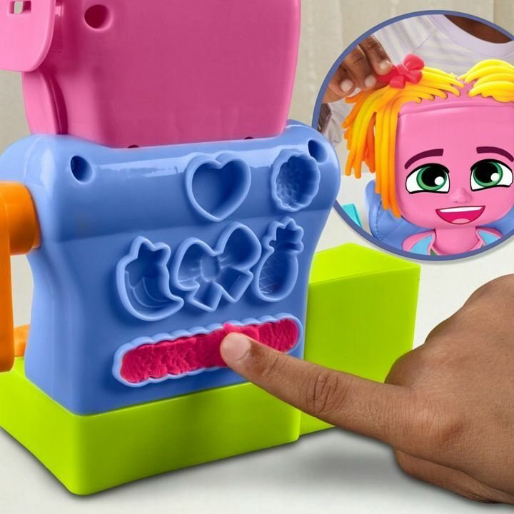 Hasbro Play-Doh Playset Hair Stylin Salon F8807 масса для лепки количество цветов: 6 шт купить,NaN