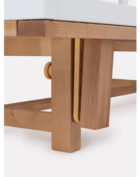 Кровать для новорожденных Rant Bamboo 120х60см бело-коричневый купить,NaN