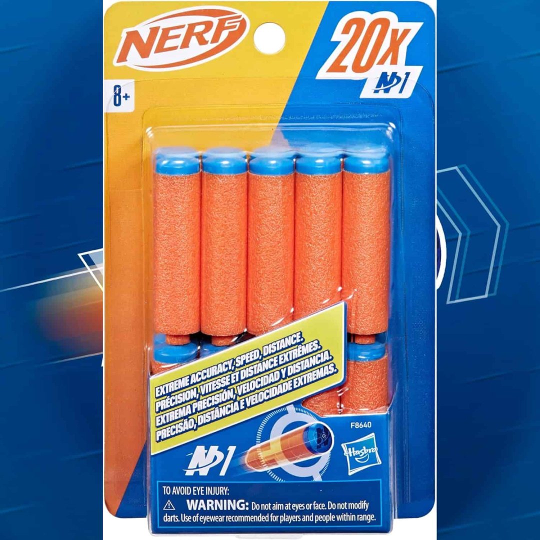 Боеприпасы Nerf Стрелы Hasbro N Series F8640, пенопласт 20 шт купить,0