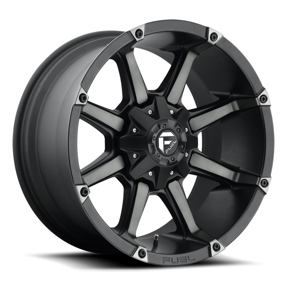 Комплект дисков Fuel D556 Coupler 6x135.0/139.7 9x17 ET-12 D106.2 Black & Machined with Dark Tint купить,936000