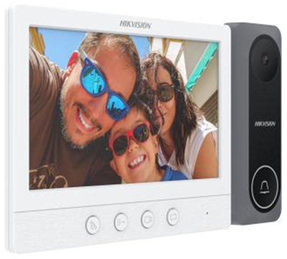 Hikvision видеодомофон DS-KIS212 белый - ForteMarket Hikvision видеодомофон DS-KIS212 белый купить,0