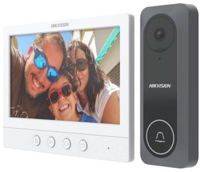 Hikvision видеодомофон DS-KIS212 белый - ForteMarket Hikvision видеодомофон DS-KIS212 белый купить,0