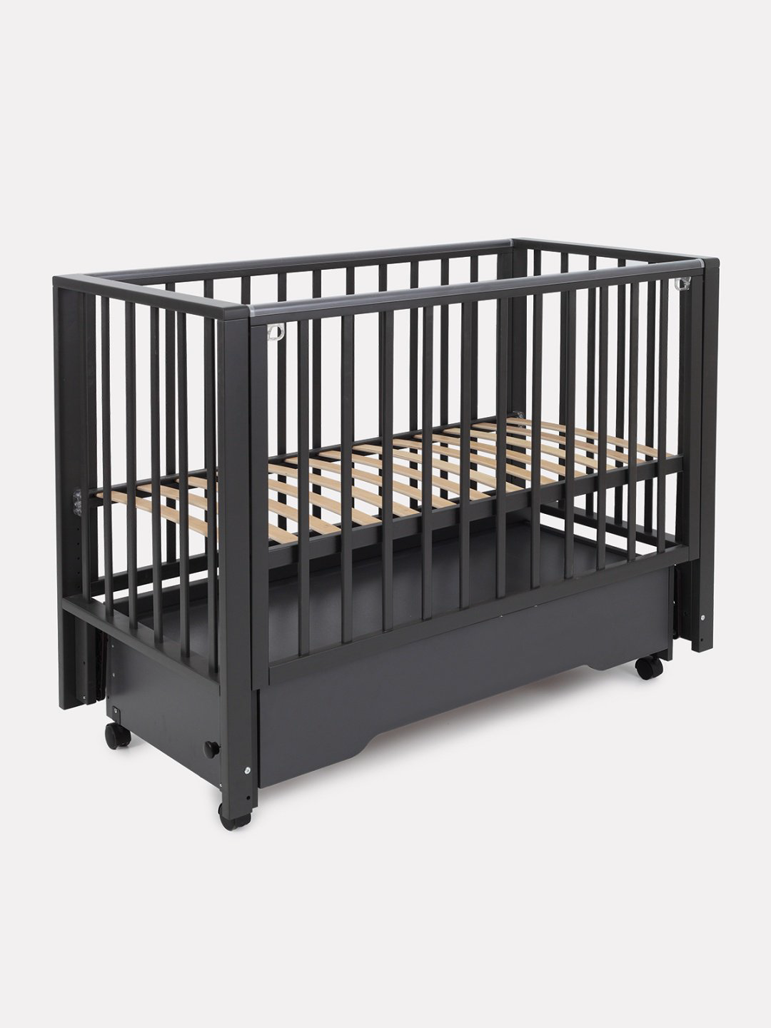 Кровать детская Rant Bergen Plus 60x120см графит купить,NaN