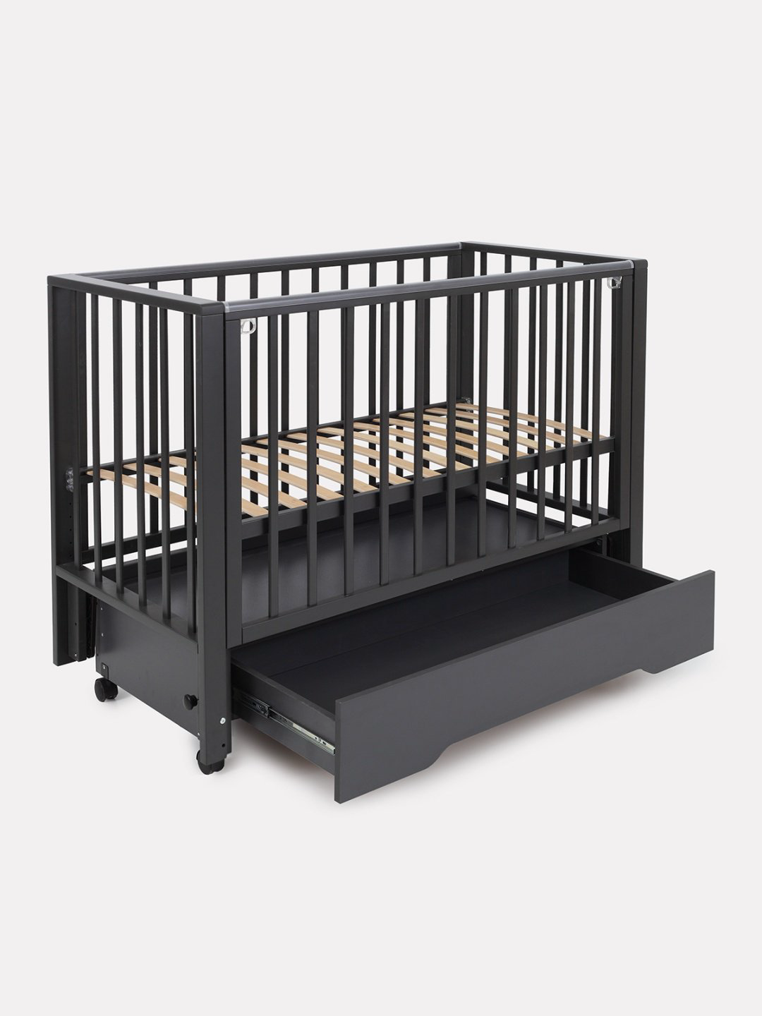 Кровать детская Rant Bergen Plus 60x120см графит купить,NaN