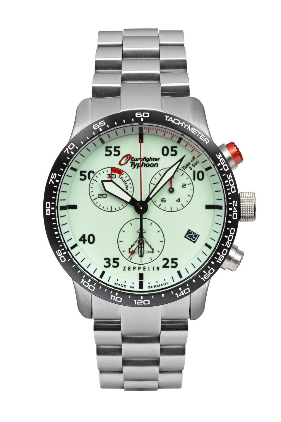 Часы Zeppelin Chronograph Eurofighter 7298M5