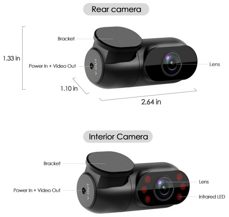 Видеорегистратор Viofo A139 Pro 3CH 4K черный купить,NaN