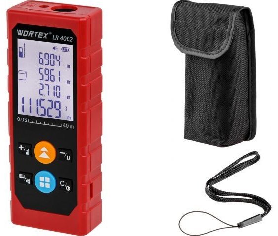 Лазерный дальномер WORTEX LR 4002 1329388, дальность до 40 м купить,NaN