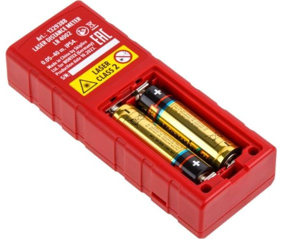 Лазерный дальномер WORTEX LR 4002 1329388, дальность до 40 м купить,NaN