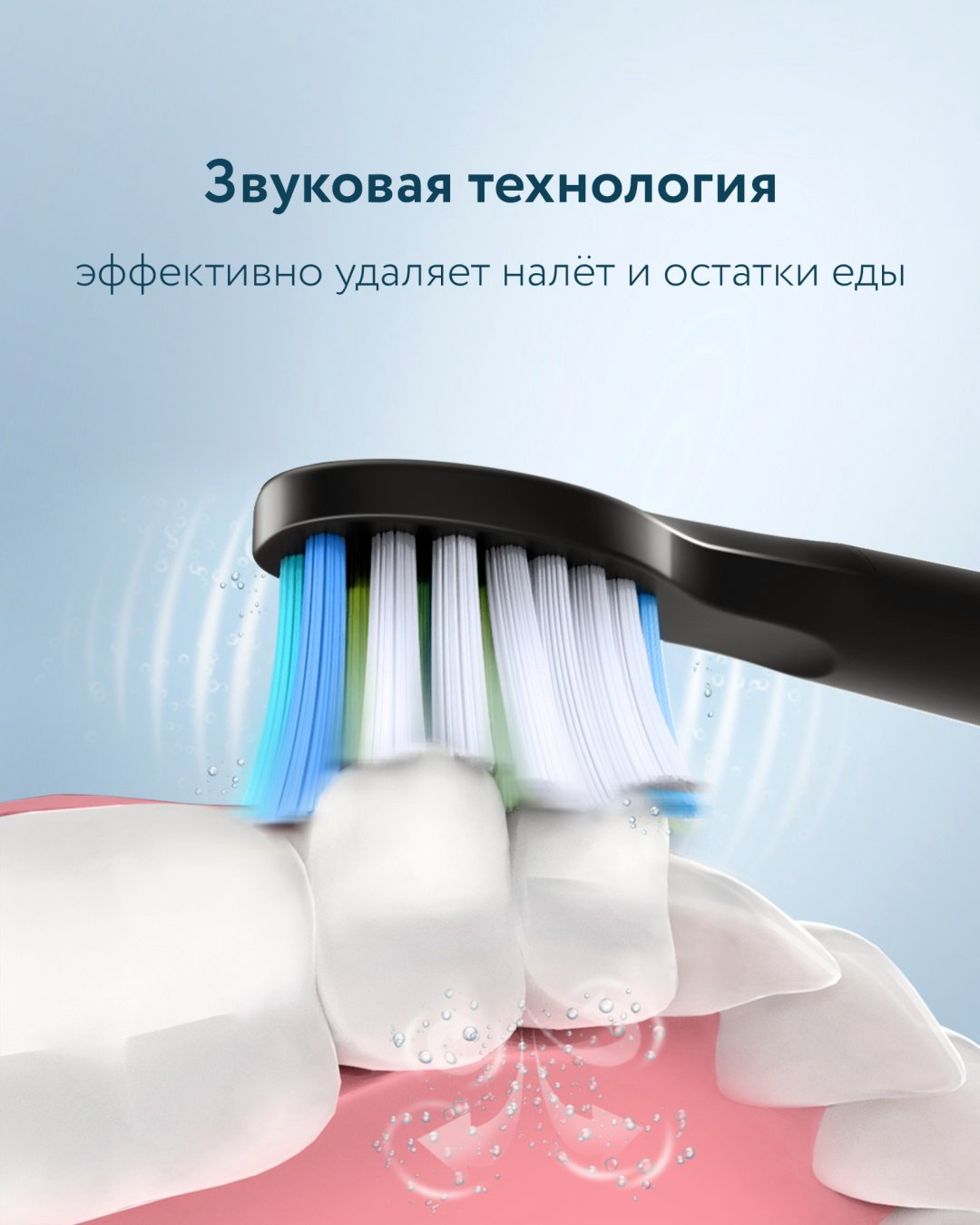 Электрическая щетка Fairywill звуковая E11 щетина средняя купить,NaN