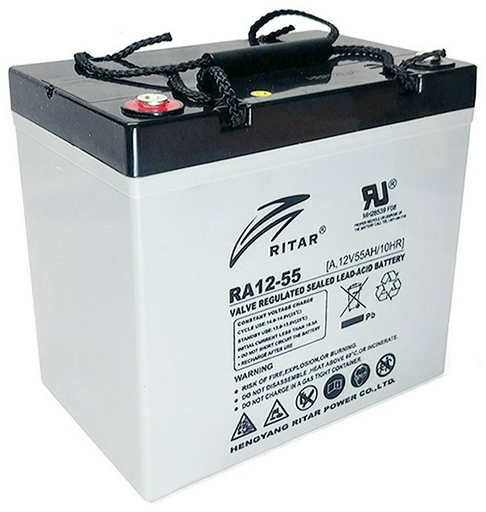 Аккумулятор Ritar RA12-55 RA 55 Ач обратная