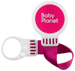 Держатель пустышки Baby Planet 8625/4, 1 шт, розовый