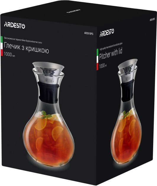 Кувшин Ardesto 1 л, стекло купить,NaN