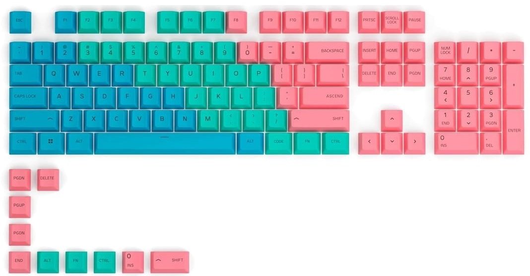 Кейкапы для клавиатуры GLORIOUS GLO-KC-GPBT-O розовый