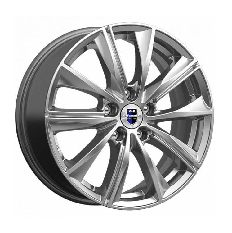 Комплект дисков K&K Арнар КС904-10 5x114.3 7x16 ET45.0 DIA67.1 дарк платинум купить,276640