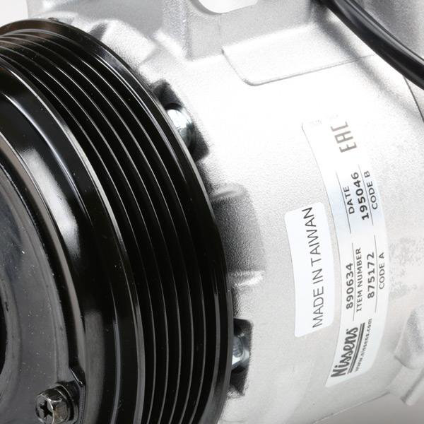 Компрессор кондиционера Nissens 890634 купить,NaN