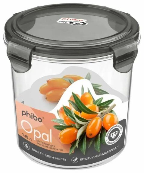 Phibo контейнер Opal 433147113 1 шт, тритан купить,NaN