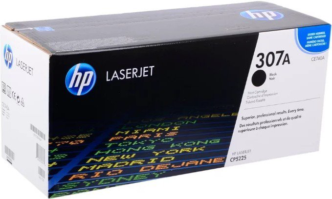 Картридж HP 307A CE740A черный