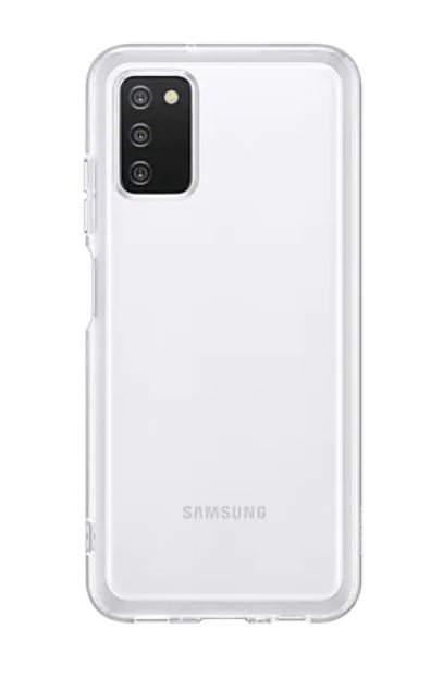 Ультратонкий силиконовый чехол A-Case для Samsung A03s светлый