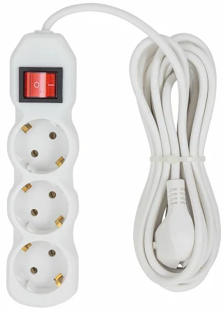 Удлинитель СТАРТ S 3x5-ZV 20 IMP 5 м White