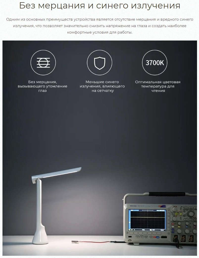 Настольная лампа Yeelight Yeelight Folding Desk Lamp Z1 - Red LED, 5 Вт, пластик купить,11590