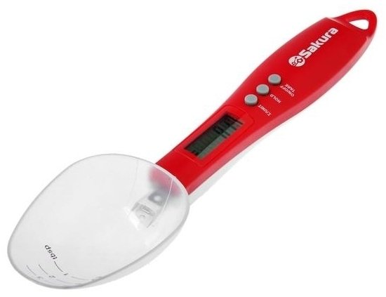 Кухонные весы Sakura SA-6083RW красный