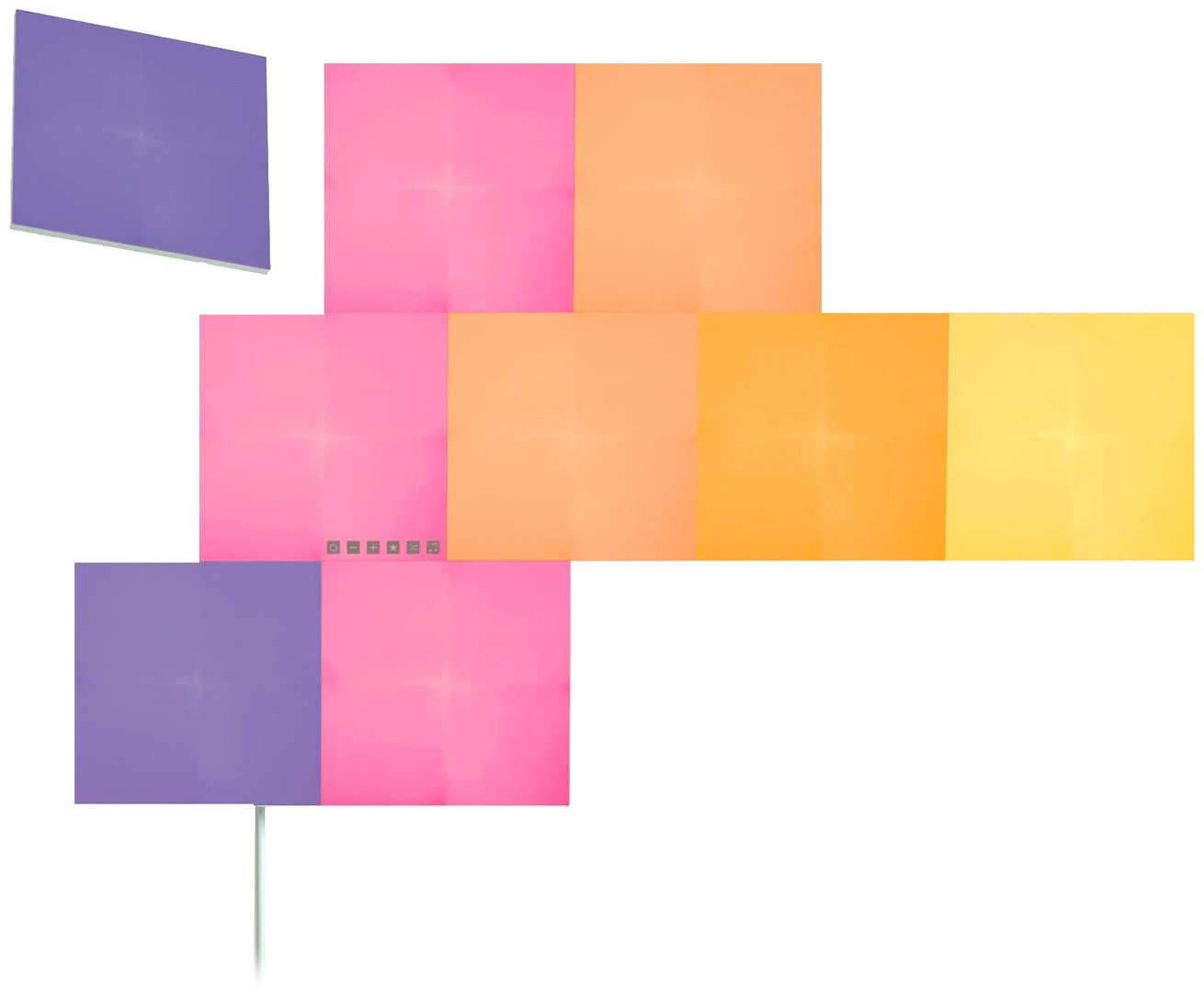 Nanoleaf декоративный светильник NL29-0002SW-9PK, пластик купить,NaN