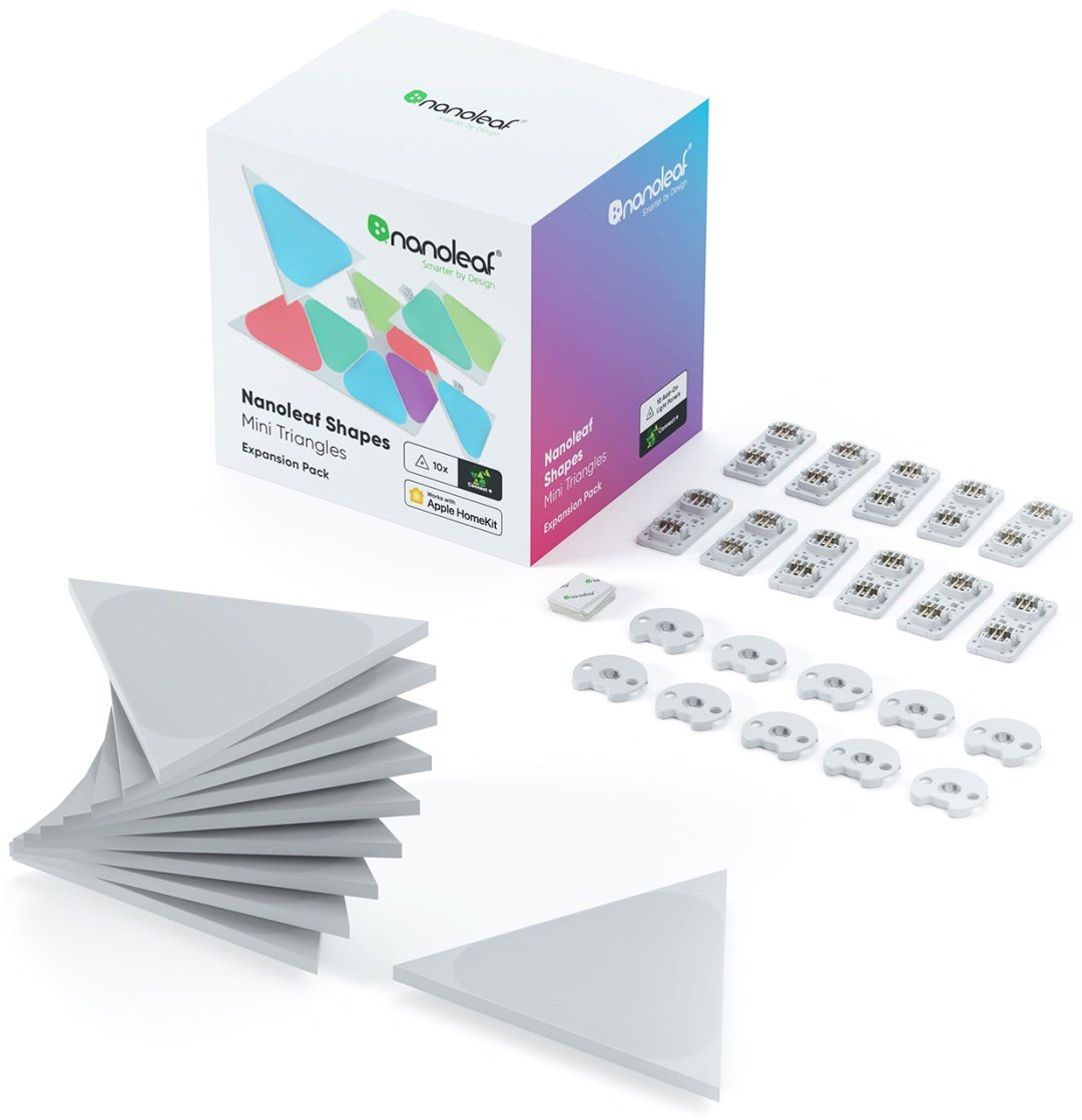 Nanoleaf декоративный светильник NL48-1001TW-10PK, пластик купить,0