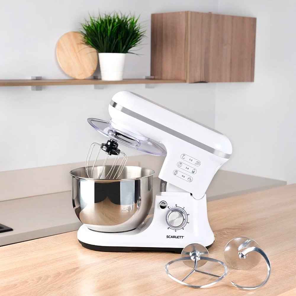 Миксер Scarlett SC-SM10S50 белый - ForteMarket Миксер Scarlett SC-SM10S50 белый купить,0
