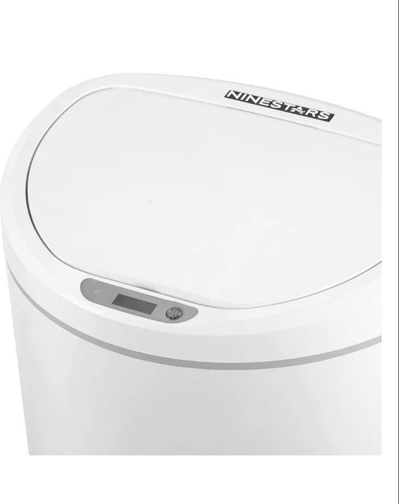 Мусорное ведро NineStars с крышкой DZT-10-29S 10 л - ForteMarket Мусорное ведро NineStars с крышкой DZT-10-29S 10 л купить,0