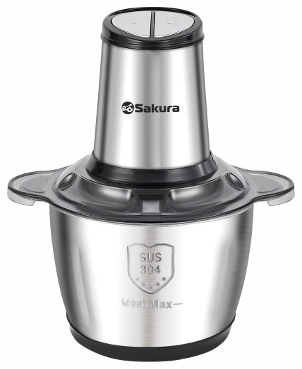 Кухонный измельчитель SAKURA SA-6271BS черный, серебристый